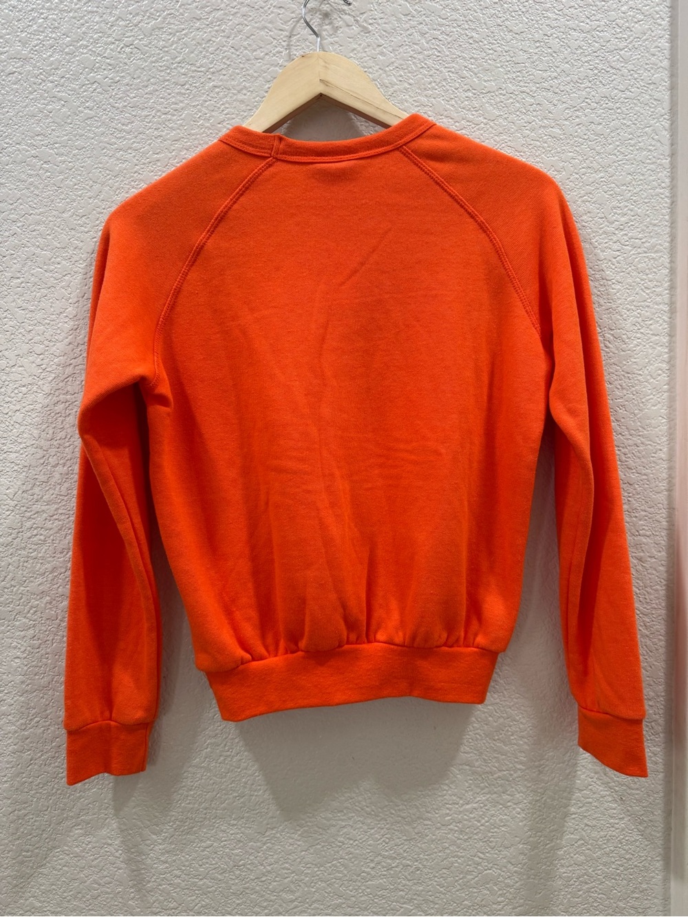 Midnight Rider Orange Crewneck Sweatshirt with Script Label - Picture 3 of 6